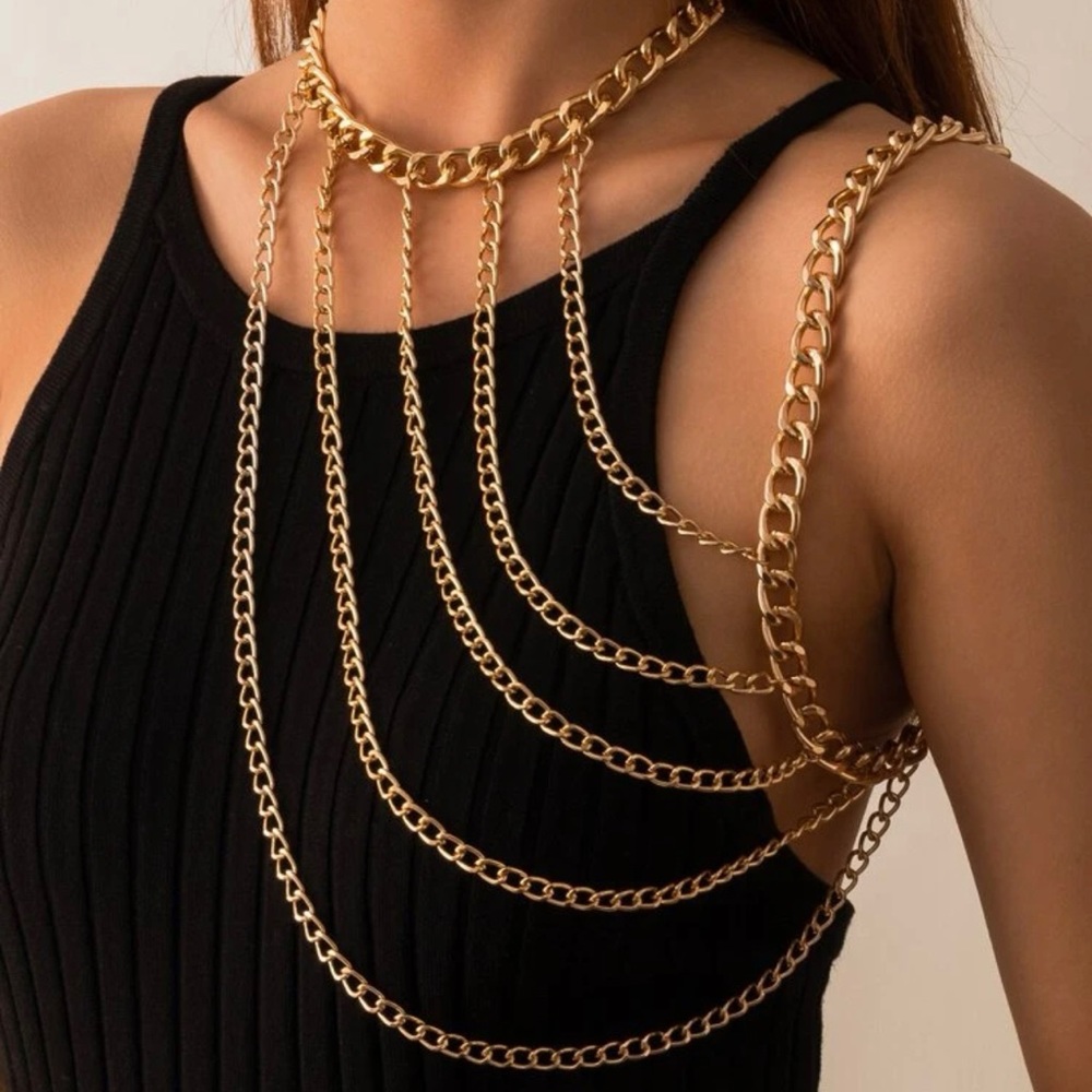 COPY - Gold body chain